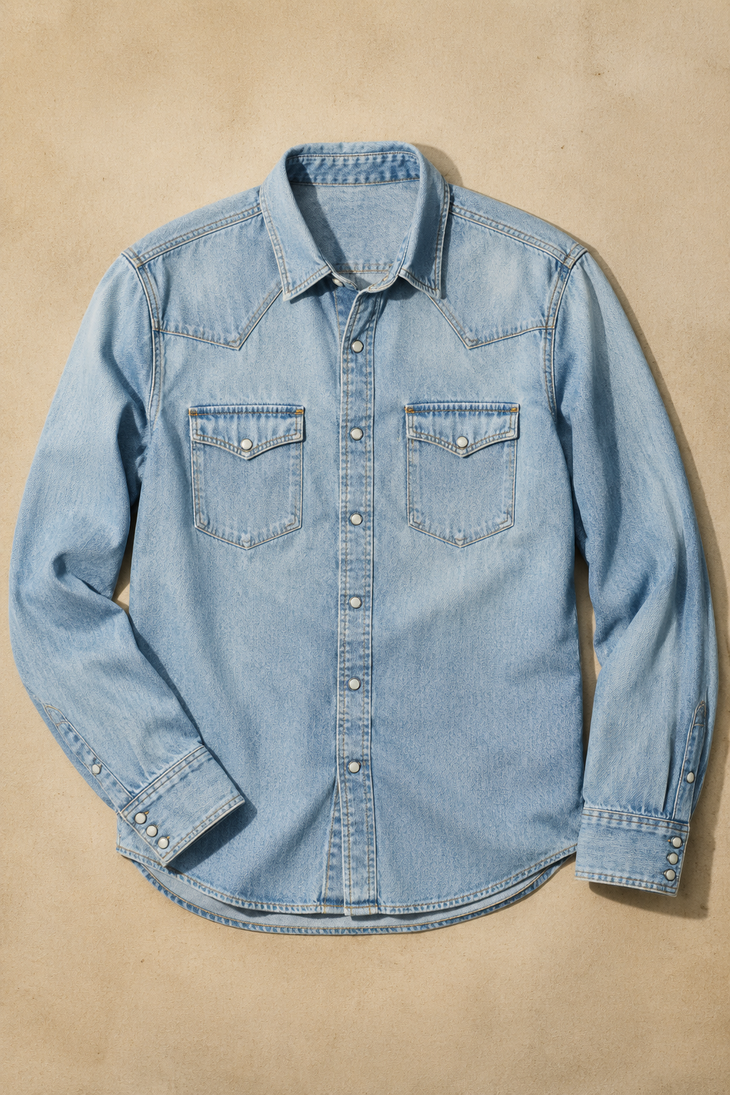 Denim Shirt — Wear it open, wear it tucked.